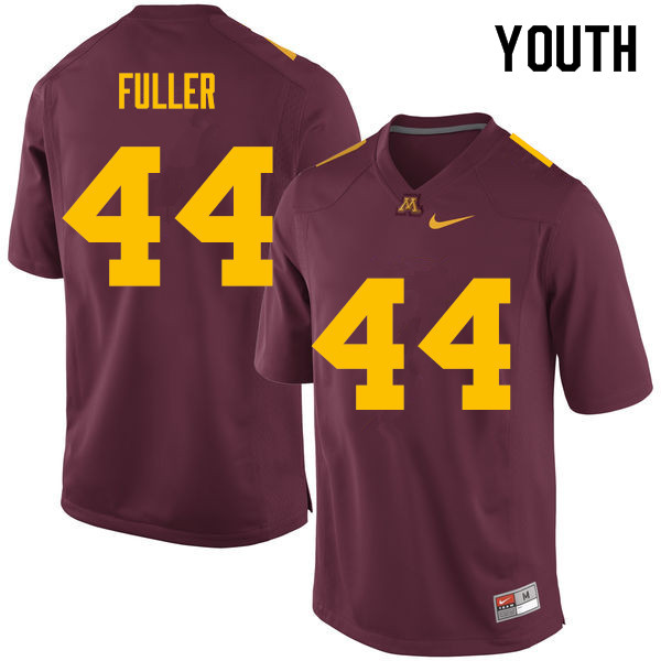 Youth #44 Tommy Fuller Minnesota Golden Gophers College Football Jerseys Sale-Maroon